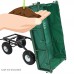 Sunnydaze Garden Utility Cart Liner ONLY, Heavy-Duty, 35 inch Long, Green   567146922